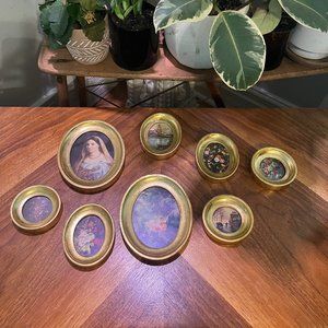 vintage gold framed paintings